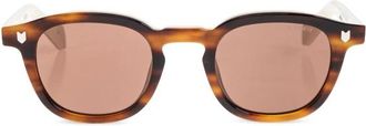Maison Kitsun&eacute; Camille Zonnebrillen - unisex - Zonnebrillen - Bruin - ONE Size - Nylon - Accessoires
