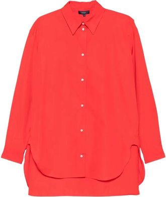 SOEUR Che 1159 Grenade Shirt - Dames - Overhemden - Rood - XS - Katoen - Overhemden