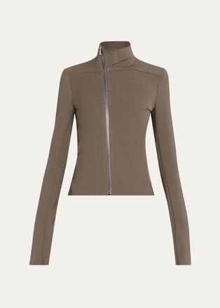 Rick Owens Gary Fitted Stretch Wool Jacket