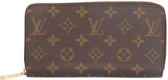 Louis Vuitton Brown Coquelicots Monogram Canvas Long Wallet (Bi-Fold) (Pre-Owned)