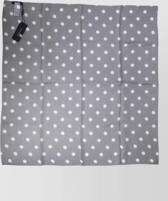Dolce & Gabbana silk polka-dot square scarf