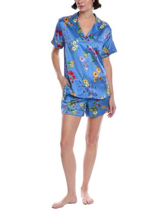 Petite Plume 2Pc Mulberry Silk Pajama Set
