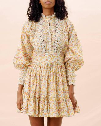 byTiMo Womens Cotton Slub Mini Dress In Beige