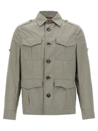 Brunello Cucinelli Green Saharan Jacket