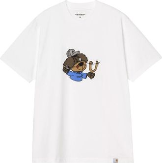 Carhartt Work in Progress S/S Slingshot T-Shirt - Heren - T-shirts - Wit - XS - Katoen - Tops