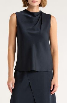 Vince Cascade Draped Sleeveless Top in Coastal at Nordstrom Rack, Size X-Large