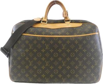 Louis Vuitton Monogram Marron Coated Canvas Boston Bag (Pre-Owned)
