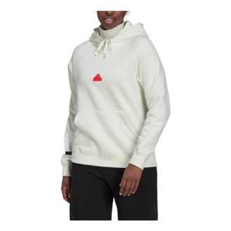 adidas (WMNS) adidas Oversized Hoodie Sweatshirt White HM2852