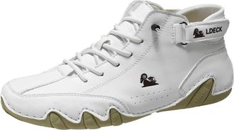 Generic Hiking Shoes Mens, Mens Shoes Casual Outdoor Camping Sneakers Anti Slip Breathable Footwear with Lightweight Hiking Ready Features White