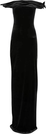 Twentyfourhaitch Zoran Jurk - Dames - Avondkleed - Zwart - 3XL - Kleedjes