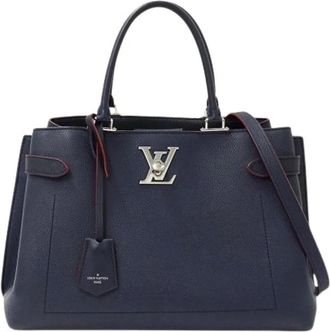 Louis Vuitton Pre-owned Vintage Schoudertas - Dames - Vintage Handtas - Blauw - ONE Size - Leer - Vintage