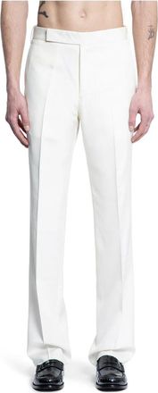 Lardini Suit Trousers, male, White, 2XL, Twill Trousers