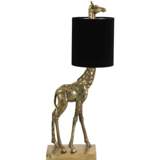Light & Living Lampada da tavolo - Giraffe - nero - plastica - - Light&living