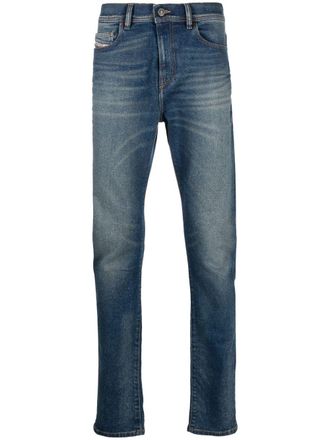 Diesel 1983 low-rise slim-cut jeans - men - Cotton/Polyester/Spandex/Elastane - 30/32 - Blue