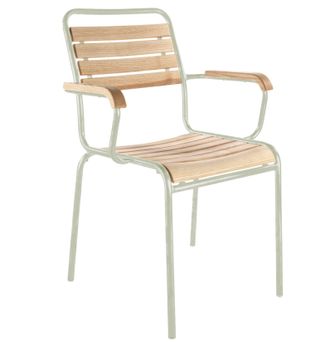 Schubiger M&ouml;bel Holzlatten-Stuhl Rigi mit Armlehnen