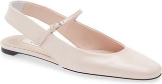 Toteme Slingback Mary Jane Flat in Pink at Nordstrom, Size 10Us