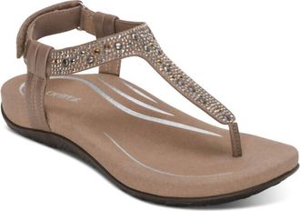 Aetrex Womens Marni Sandal In Taupe