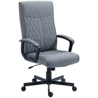 Vinsetto Silla de oficina 65x72x112.5 cm gris oscuro