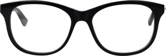 Alexander McQueen Am 0568O Optisch Montuur - Dames - Brillen - Zwart - 53 MM - Accessoires