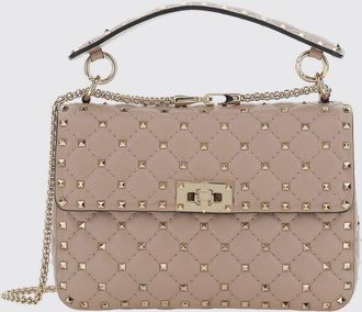 Valentino Garavani Mini borsa a mano Rockstud Spike in nappa matelass&eacute; con borchie