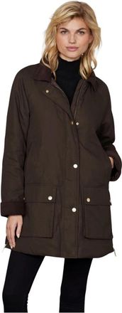 Junge Winterjassen - Dames - Winterjassen - Bruin - M - Jassen