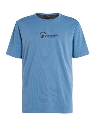 Protest Seamless Shirt PROTEST Surf Shirt PRTLEGUNDI, Herren, Gr. XS, blau (river blau), Obermaterial: 50% Polyester PES. 50% Synthetik synthetic., Shirts Sea