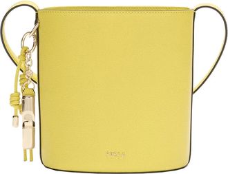 Furla Roxie Bucket Bag - Dames - Schoudertassen - Geel - ONE Size - Leer - Tassen