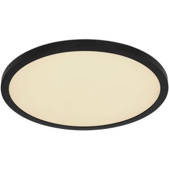 Globo Lighting Plafoniera - Sapana - nero - plastica - &oslash; 29cm - led - - Globo