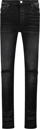Amiri Mens Amiri Slash Aged Black Jeans - Size: 30/32