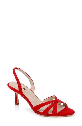 L'agence Colwill Slingback Sandal in Red Suede at Nordstrom, Size 8.5