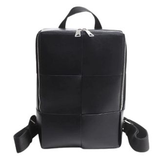 Bottega Veneta Pre-owned Zaino Maxi Intrecciato in Pelle Arco - - Pre-owned - Uomo - Nero - ONE SIZE
