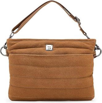 Think Royln Bum Bag 2.0 Womens Handbags Cognac Suede, Polyester