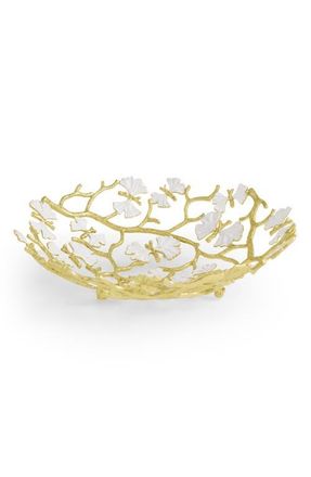 Michael Aram Butterfly Ginkgo Bread Basket in Gold Multi at Nordstrom