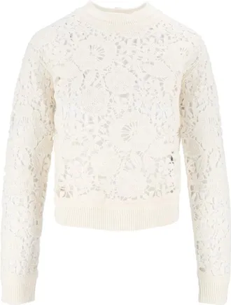 Ermanno Scervino Mujer, Jerseys, Beige, Talla: XS