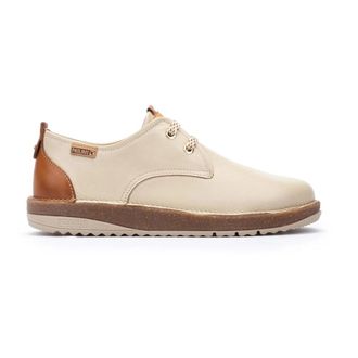 Pikolinos Baza Veterschoen - Dames - Veterschoenen - Wit - 36 EU - Leer - Schoenen