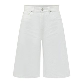 Coperni Denim Shorts, female, White, Size: XS Denim Bermuda Shorts