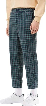 Lacoste Herenbroek met all-overprint (Marineblauw/rood)