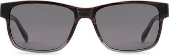 Fossil 58mm Rectangular Sunglasses in Brown Horn/Grey at Nordstrom