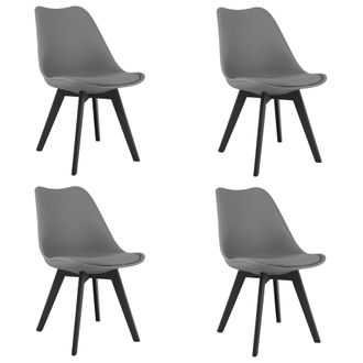 OEM Silla Mark - Grafito / Patas Negras X 4