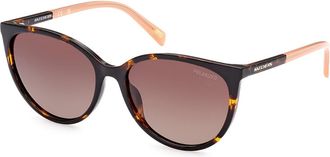 Skechers SE6169 Polarized 52H Womens Sunglasses Tortoiseshell Size 56