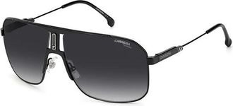 Carrera 1043/S Asian Fit 807/WJ Mens Sunglasses Black Size 65