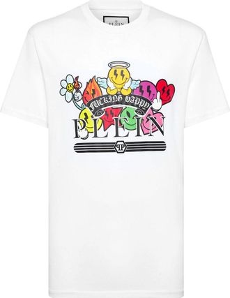 Philipp Plein T-shirt met grafische print - Wit