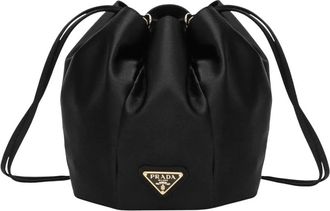 Prada Bucket Bags, female, Black, Size: ONE SIZE Secchiello