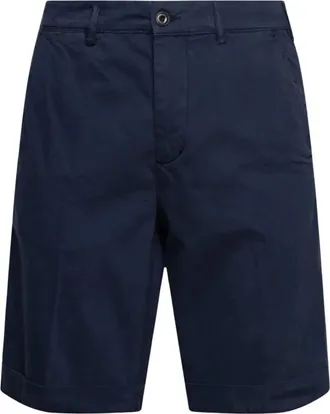 40weft Hombre, Pantalones cortos, Azul, Talla: L