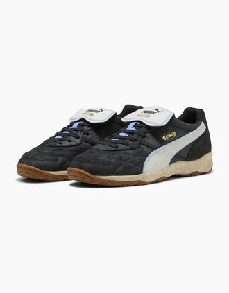 Puma Mens King Indoor D10 Football Boots - Black - Size: 10.5