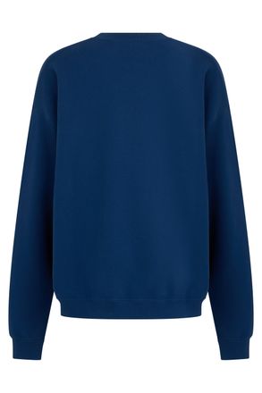 Canada Goose Mens Hoodie With Embroidered Logo Blue Cotton Sweatshirts Sweater