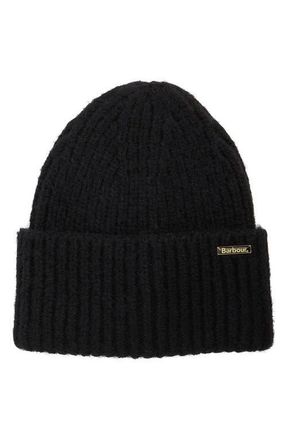 Barbour Meryl Cuff Beanie in Black at Nordstrom