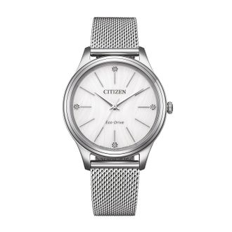 Citizen Womens Silver Watch EM1220-82A Stainless Steel - One Size