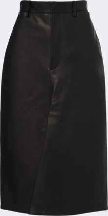 Victoria Beckham Falda midi de piel