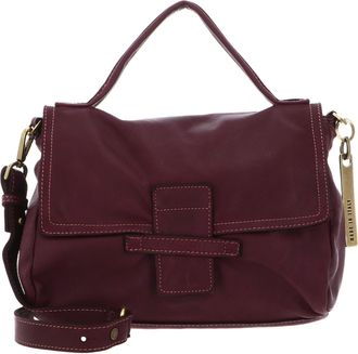 Caterina Lucchi Leather cross body bag Parma Maria Shoulder Bag Prugna dark purple